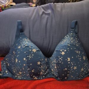 Torrid Blue and White Starry Night Bra Full Coverage
